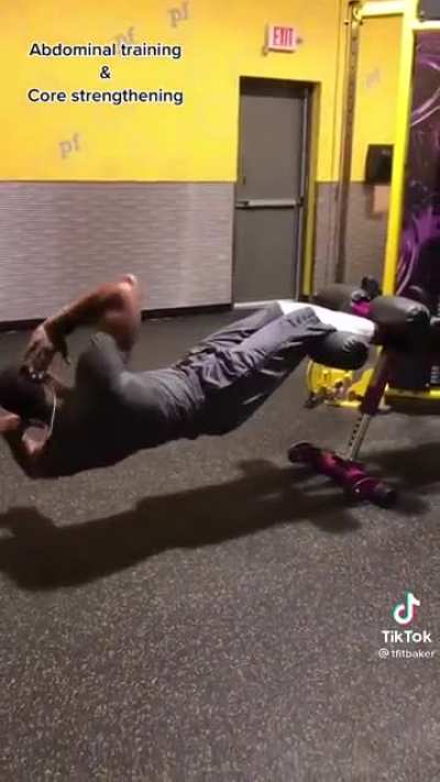 The abs on this man