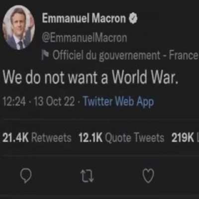 However…