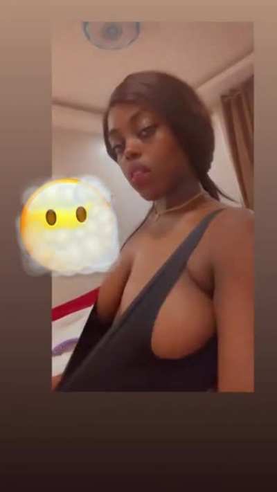 She teasing 🙃