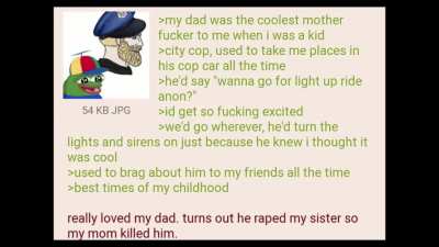 Man what an uplifting story. I hope nothing terrible happens