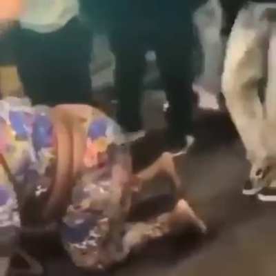 Standing up like a boss after getting hit