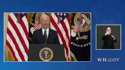 After saying he would run for re-election, Pres. Biden says when asked again by CNN reporter, 