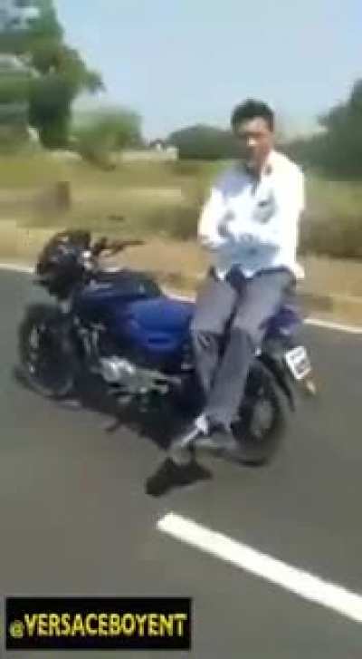 Driverless motorbike