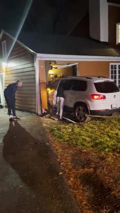 Driver claimed “I didn’t see the stop sign”….well did ya see the house??