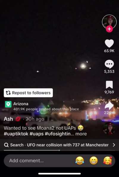 Sighting in Arizona