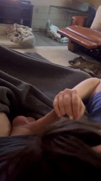 Watching a movie