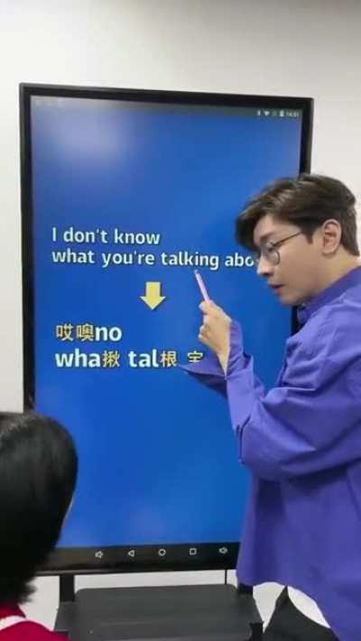 This dude teaches the coolest way to say 