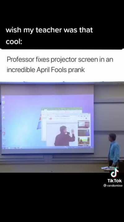 This professor’s April Fools Prank!