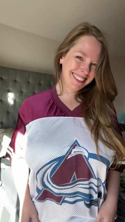 Cheer for my boys tonight! Go Avs! 💙♥️