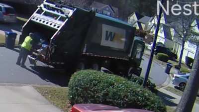Recycling bin gone...