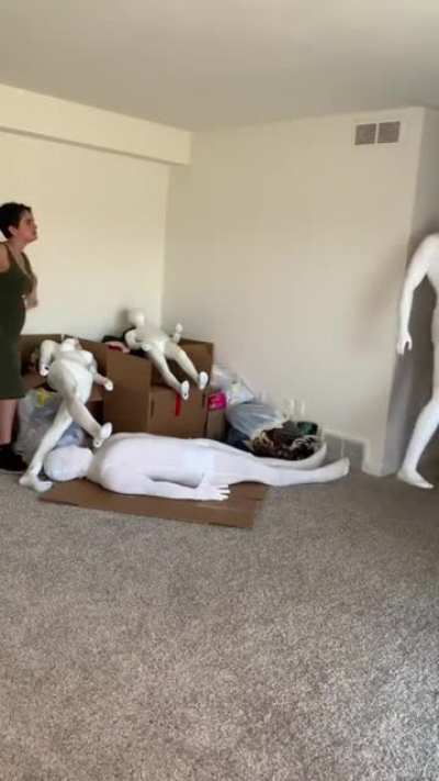 Mannequin prank gone wrong