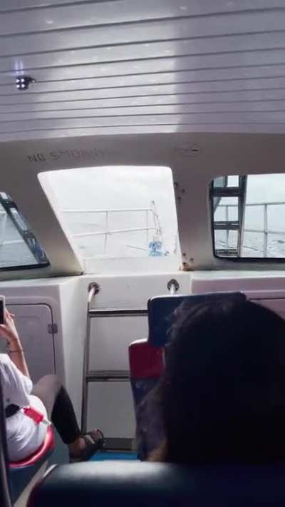 Boat ride in Bali and that happened