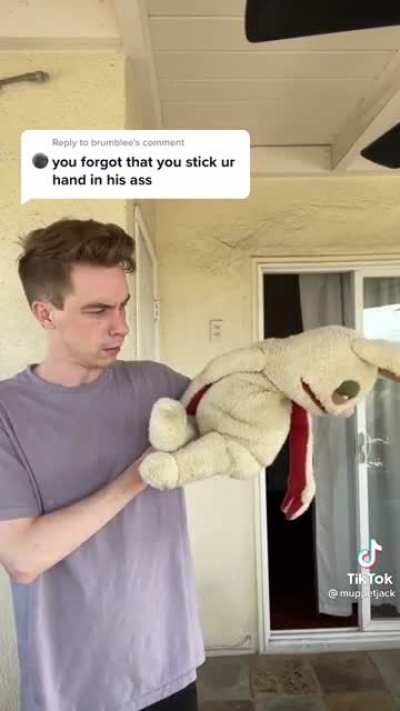 Hand up the ass