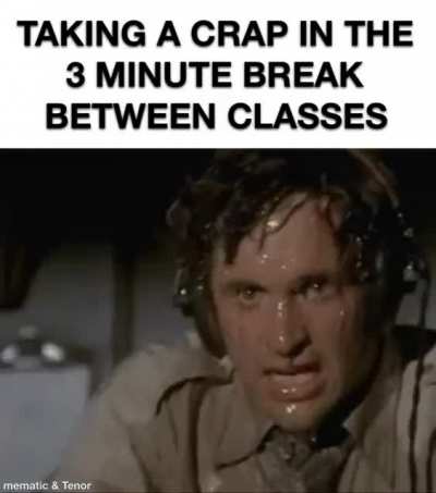 Why don’t you go before class?