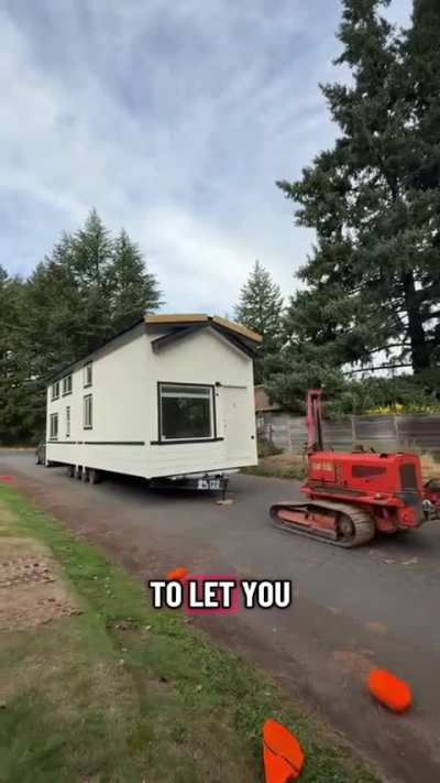 Video of one of our homes being delivered. Love to see the process
