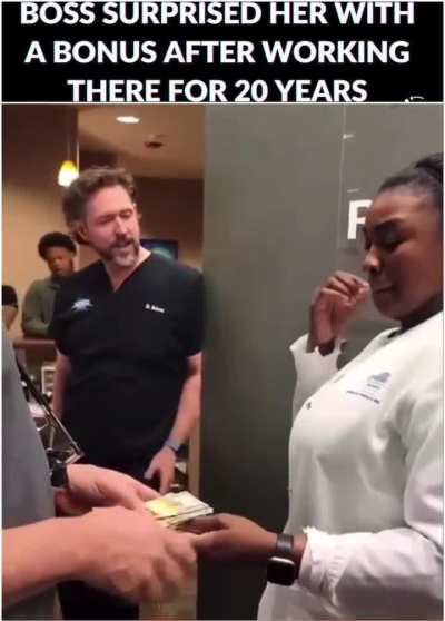 Workers at The Dental Office Got 20K Bonus, $1,000 for every year worked there