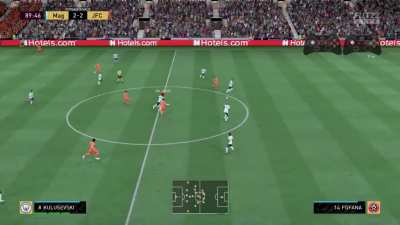 when you have no faith in the keeper that's carried you all game, you can always pull out ol' reliable, ty EA