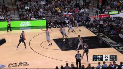 [Highlight] Facu Behind the Back to Jokic for 3