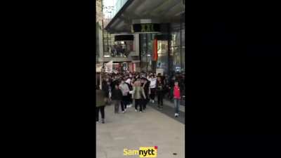 Pro Palestinian protest in Stockholm Sweden