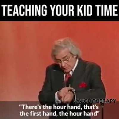 How did you learn how to read a clock