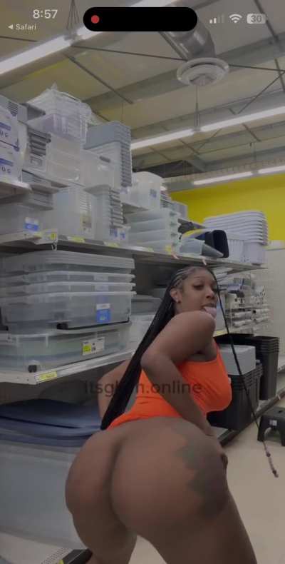 In store twerking