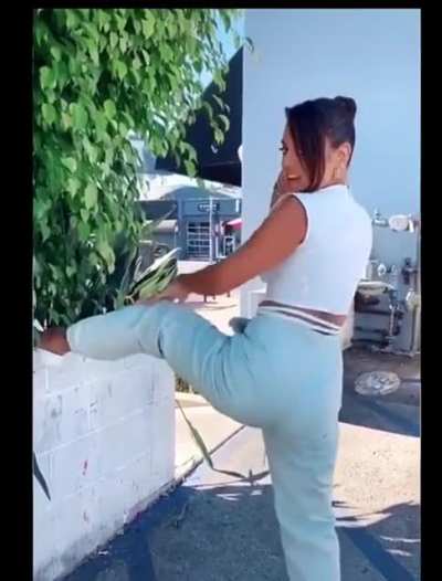 Showing off her ass(ets)