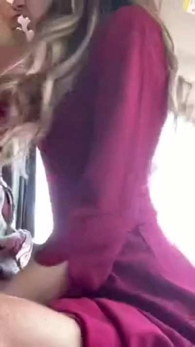 The way her body moves under her bridesmaid dress