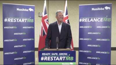 The opening 15 seconds of today’s (20 minute late) #RestartMB📉 press event