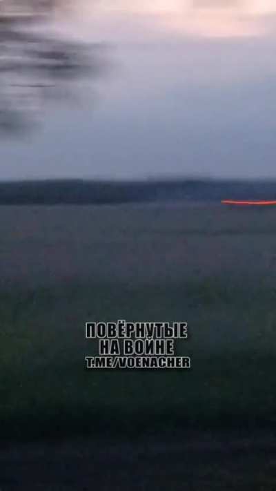 RU POV - Ukrainian Soldiers Film a Burning Leopard 2A4 Tank 