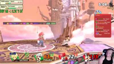 Man gets cooked on Smash Bros Ultimate