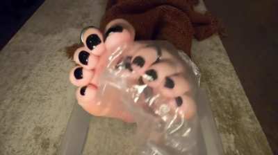 My struggling feet.