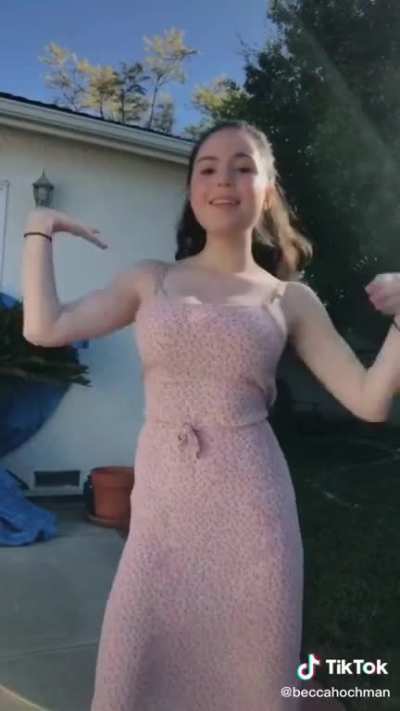Becca in pink