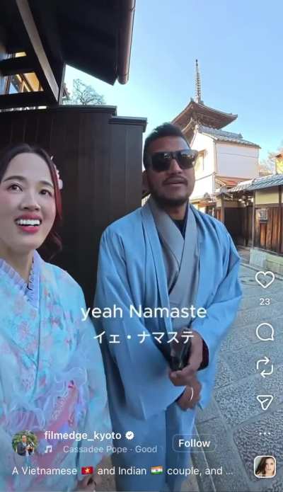 Indian man and his Vietnamese wife in Japan IMAF
