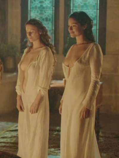 Anne-Sophie Franck (a.k.a. the waitress from Inglorious Basterds) & Annelise Hesme in Inquisitio s01e03-06 (2012)
