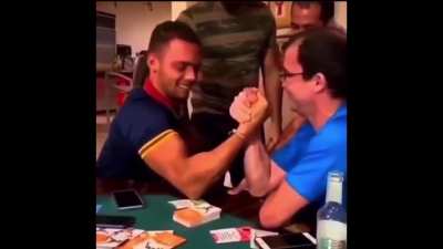 What could go wrong arm wrestling?
