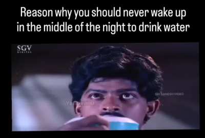 Drinking water at 3am