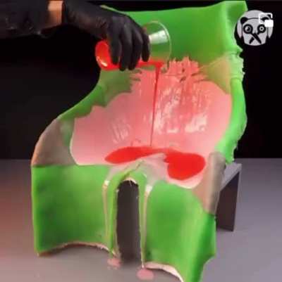 Child seat made from a woman’s butt cast