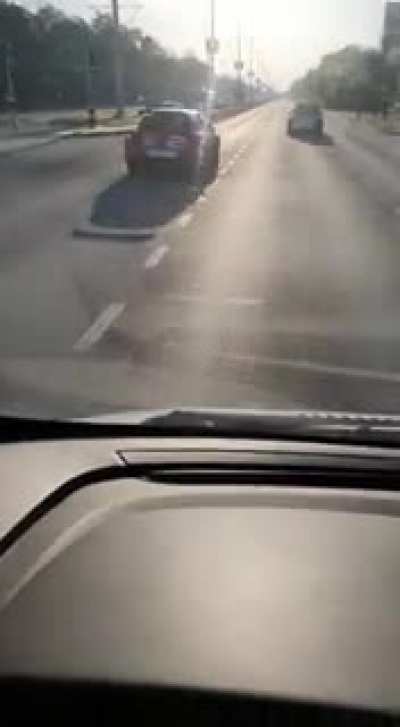 Another angle of Sébastien Ogier crash
