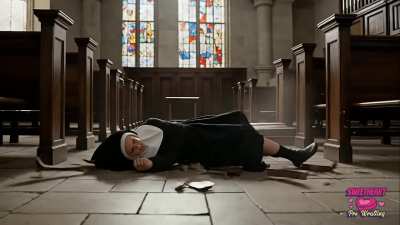 🐦‍⬛Ra<wbr>ven disguised herself and snuck into the (still dangerous) USA to kick some cloistered nun buns at the Chapel of Infinite Mercy. ✝️