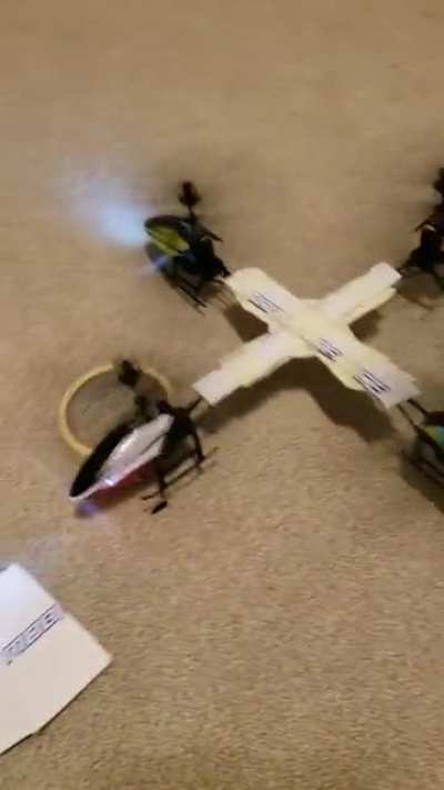 My cursed drone attacking me