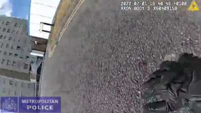 Man reverses into policeman on a motorbike