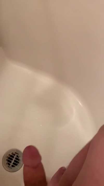 Me cumming in the shower