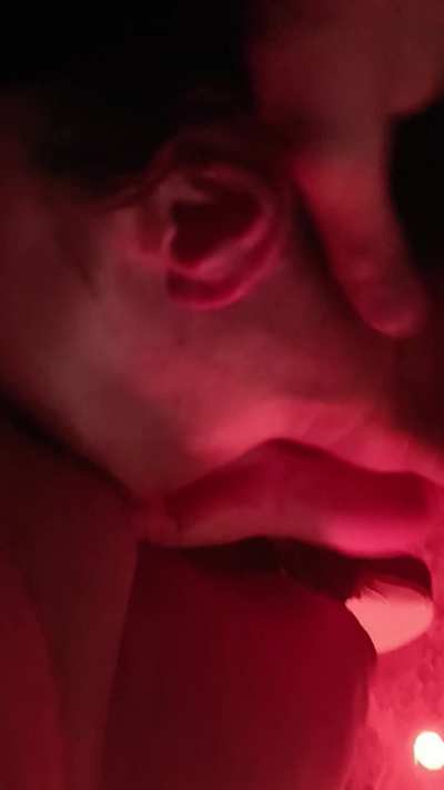 Presenting myself,ready to suck your cock.