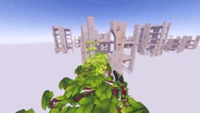 I made a gun that generates plants and bridges...