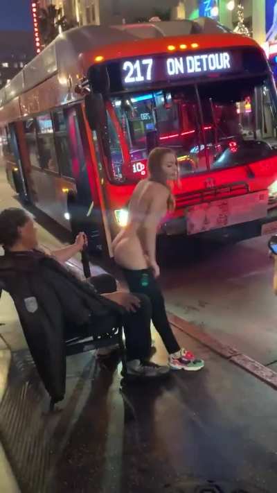 Exhibicionismo público 🤩👍