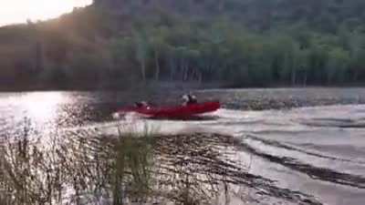We don't need paddles where we're going.