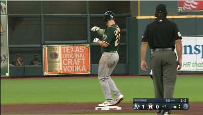 The ever-honest Zack Greinke throws a wild pitch, immediately exclaims 
