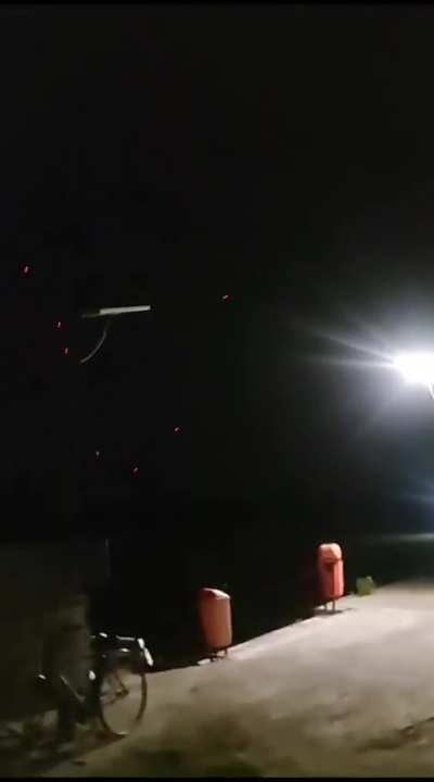 Reni Danube port bombardment, seen from Galati, Romania, 06.09.2023. May I remind you this is filmed from NATO territory!