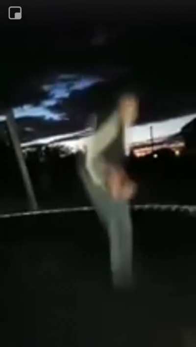 Trampoline fail