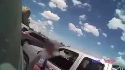 don't point your gun at the police